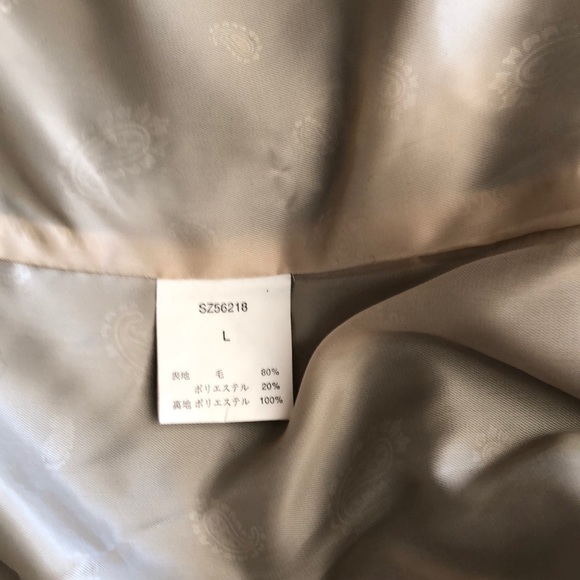 NEVER WORN BLACK WOOL SHORT PEACOAT JACKET - Picture 5 of 6